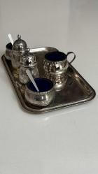 Antik House Gümüş Tuzluk ve Baharatlık S