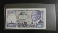 7.EMİSYON NADİR A01 SERİSİ 1000 LİRA ÇİL KONDİSYONDA