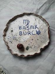 Seramikten yaptığım başak burcu tütsülük