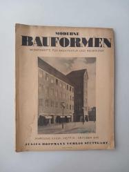 Moderne Bauformen - Monatshefte Für Architektur Und Raumkunst - Jahrgang XXXIX, Heft 10, Oktober 1940 [ Nazi Almanyası / Dönem Yayını ]
