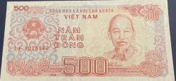 VİETNAM 500 DONG 1988  ÇİL RESİMDEKİ ÜRÜN