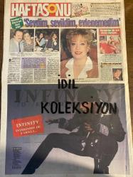 HAFTA SONU GAZETESİ - DOĞUM GÜNÜ HEDİYESİ (TURKİSH - NEWSPAPER) - TAM TAKIM 20 SAYFADIR -4 ARALIK 1995 - Sayı: 1 -Gökberk Ergenekon-Nilüfer-Süleyman Demirel-Nazlı Ilıcak-Müjgan Ağralı-Engin Şenkan-Yeliz-Volkan Ozan-Burhan Çaçan-İbrahim Tatlıses-İzzet Altınmeşe-Özlem Ersoy-Yılmaz Morgül-Özcan Deniz-Seda Sayan-Mahsun Kırmızıgül-Barış Kocaoğlu-Suat Ekiz-Gökhan Kimsezsizcan-Altar Sarıoğlu-Erdinç Ustaoğlu-Tolga Pekşamacı-Nilüfer Bayrı-Fuat Demirkap-Cesur Sert-Mehmet Kurt-Reşat Balcıoğlu-Ateş Çelik-Yüksel Şengül-Atalay Kan-Yasemin Kılıçoğlu-Yıldırım Kılıçoğlu-İlknur Soydaş-Serdar Ortaç-Mehmet Karabeli-Nermin Hanım-Aysel İraz-Sakıp Sabancı-Özdemir Sabancı-Serra Sabancı-Birol Aktaş-Naşide-Mehmet Çelenk-Aysel Gürel-Zeki Müren-Kadir İnanır-Bennu Gerede-Canan Gerede-Sibel Can-Hakan Ural-Nuray Hafiftaş-Nur Ertürk-Güler Işık-Arif Sağ-Fatma Girik-Özer Ahıska-Barış Kocaoğlu-Melike-Meftun Murat Erdem-Gülşen Sadri-İlknur Bozkurt-Nazım Durak-Serpil Çakmaklı-Yalçın Dümer-Nurdan Torun-Nilüfer Bayrı-Barış