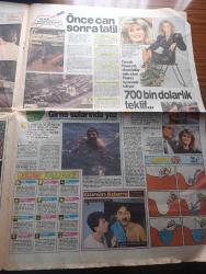 Hürriyet Kelebek Gazetesi - Turkish Newspaper - 6 Temmuz 1987 - genç yıldızlar arıyoruz 2 yılda 70 milyon 12 Film 4 Foto Roman - Bursalı üniversite öğrencisi Güneş Ergen beyaz piyanosuna kavuştu - televizyondan seçmeler - 21 15 son genel vali dizi - 23.00 Otel dizisi - saat 22.00 Pompei'nin son günleri - bomba oynayanlar Asım Ekren Güngör Bayrak Eşref Kolçak Yıldırım Gencer senaryo yönetmen Melih Gülgen  Foto Roman - Memo palyaçonun ülkesi oynayanlar Mesut Çakarlı Didem Bülbül Hikmet Karagöz Foto Roman - paranın rengi yazan Walter Tevis - köydeki yabancı yazan çizen Cemal Dündar - yolculuğa çıkmadan önce arabanızın nabzını ölçün - günün adamı Ali Poyrazoğlu Zerrin Sümer Fotoğrafı - Ferdi Özbeğen kendine bir yıl izin verdi Fotoğrafı - Farah Fawcett skandallar sekreteri Fawn'ı oynamak istiyor fotoğraf - gönülden gönüle oynayanlar Ahmet Özhan Sibel Turnagöl Sümer Tilmaç Nilgün Ersoy ve Haluk Kurtoğlu Foto Roman - Bizimkiler karikatür - Fatoş karikatür - Güngörmüşler karikatür