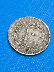 Sultan Mehmet Reşat Nikel osmalı paraları 1327/6