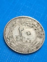 Sultan Mehmet Reşat Nikel osmalı paraları 1327/5