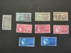 9 çeşit Fransa Fiskal Pul