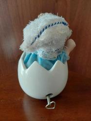 Uyanan Bebek Temalı Kurmalı Müzikli Oyuncak Bebek