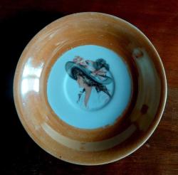 Kadın Temalı Dekoratif Minik Tabak