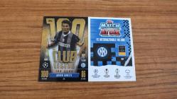 Topps UCL 2023-2024 Extra Javier Zanetti 100 Club Legend Kart No:335