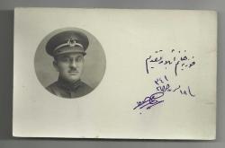 ARKASI OSMANLICA YAZILI KIZI AYLA'YA GÖNDERDİĞİ ORİJİNAL FOTOĞRAF...