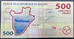 BURİNDİ  500  FRANK (2015)-ÇİL