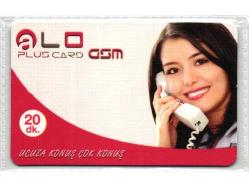 K = UZAK  ARAMA KARTI  ( PLUS  CARD ) 20  DK ( AMBALAJINDA ) NADİR