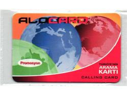 K = UZAK  ARAMA KARTI  ( ALO  CARD ) PROMOSYON ( AMBALAJINDA ) NADİR