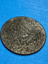Sultan Abdülaziz Mısır Baskı Bakır osmalı paraları 1277/1