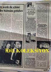 PRENSES DIANA'NIN FOTOĞRAFLI DERGİ SAYFASI (2 YAPRAK) - A MAGAZINE CLIPPING OF PRINCESS DIANA - 28 x 21 cm EBADINDA - ALMANCA DERGİDEN