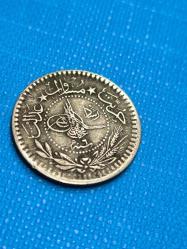 Sultan Mehmet Reşat Nikel osmalı paraları 1327/6