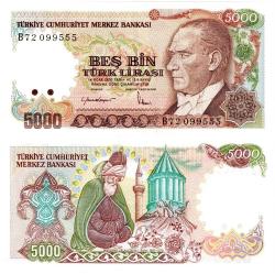 TC 7.Emisyon 5000 TL 2.Tertip-B72...555 ÇİL