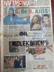 HAFTA SONU GAZETESİ - DOĞUM GÜNÜ HEDİYESİ (TURKİSH - NEWSPAPER) - TAM TAKIM 20 SAYFADIR - 27 MART 1996 - Sayı: 13 -Ajda Pekkan-Burak Kut-Feray Göknel-Ergun-Fuat Paşa-Süleyman Özgen-Ferhat Şirin-Nilüfer Bayrı-Burcu Burkut-Banu-Halil Kadirbeyoğlu-Derya Alabora-Uğur Yücel-Mustafa Alabora-İsmet Ay-Erdal Özyağcılar-Özdemir Erdoğan-Cengiz Kurtoğlu-Emel Müftüoğlu-Nilüfer-Cem Hakko-Atilla Özdemiroğlu-Samime Sanay-Uğur Böceği Yalçın-Perihan Savaş-Selahattin Taşdöğen-Taşkın Sabah-Yılmaz Morgül-Ebru Gündeş-Demet Akbağ-Mine Koşan-Aydan Şener-Ayhan Akbin-Muazzez Ersoy-Ülkü Erakalın-İsmet Özhan-Hanife Çetiner-Pınar Dilşeker-Brooke Shields-Haluk Bilginer-Zuhal Olcay-Mehmet Akan-Selim Naşit Özcan-Müjde Ar-Atilla Özdemiroğlu-Yaprak Özdemiroğlu-Şener Şen-Asya-Uzay Heparı-Aşkın Nur Yengi-Ahmet Demiral-Oğuzhan Tongal-Ece Bar-Altan Sarıoğlu-Sibel Tüzün-Levent Candaş-Cengiz Beyoğlu-Sadun Ersönmez-Ferdi Tayfur-Necla Nazır-Tuğçe Tayfur-Ahmet Selçuk İlkan-Koral Sarıtaş-Perran Kutman-Mahsun Kırmızıgül-Adnan Şen