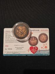 2022 KORONAVİRÜS HATIRA PARASI BRONZ SERTİFİKALI