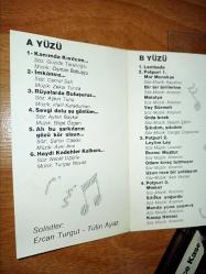 sabah özel eğlence kaseti ( kasetin b yüzünün sticker'ı soyulmuş, ikinci fotoğrafa bakınız)