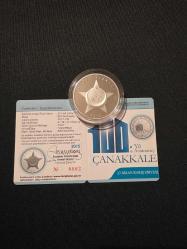 2015 - 23 Nisan 100.Yıl Çanakkale Barış Zirvesi Gümüş Hatıra Para - Sertifikalı