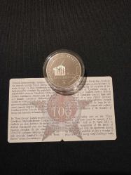 2015 - 23 Nisan 100.Yıl Çanakkale Barış Zirvesi Gümüş Hatıra Para - Sertifikalı