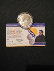 Aliya Izzetbegoviç Gümüş Hatıra Parası  –  SERTİFİKALI