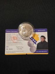 Aliya Izzetbegoviç Gümüş Hatıra Parası  –  SERTİFİKALI