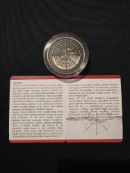 2024 - Arşimet Darphane Sertifikalı Okside Gümüş Hatıra Para - Dünya Bilim İnsanları Serisi No:1