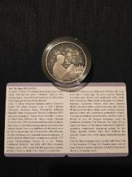 2025 - Oktay Sinanoğlu Darphane Sertifikalı Okside Gümüş Hatıra Para - Dünya Bilim İnsanları Serisi No:2