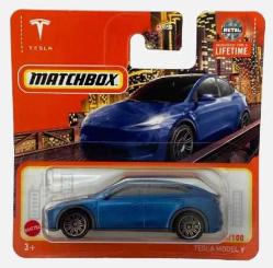 Tesla Model Y - Matchbox - Mavi