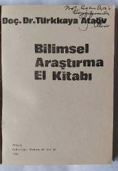 Bilimsel Araştırma El Kitabı [İMZALI]