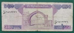 AFGANİSTAN  2019  100 AFGANİS