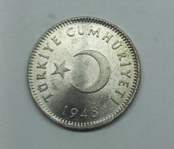 1948 YILI GÜMÜŞ 1 LİRA