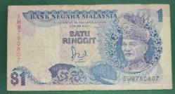 MALEZYA  1986  1  RINGGIT