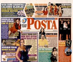22 Şubat 2026 POSTA GAZETESİ Doğum Günü Gazetesi (22.02.2026) Doğumgünü Hediyesi | Sıradışı Hediye | Özel Gün Hediyeleri | GAZETE ARŞİVİ | Erkekler Hiç Dans Etmese Çok İyi Olur | SADECE TREND DİYE HER ŞEYİ GİYEN İNSAN RÜKÜŞ OLUR | İbrahim Tatlıses: İZMİR'DE BENİ DOLANDIRDILAR | Şarkıcı Göksel: ESKİ USUL TANIŞMAYA İNANIYORUM | Berlin Film Festivali (BERLİNALE)'de Türk Damgası : Altın Ayı'yı İlker Çatak'ın Yönettiği, Özgü Namal ve Tansu Biçer'in Oynadığı SARI ZAFLAR Kazandı - Gümüş Ayı'yı Emin Alper'in Yönettiği KURTULUŞ filmi kazandı | İFTAR SAATİNDE SİLAHLI DEHŞET | Çarşı Kadın Hatay'da Yüzleri Güldürdü | BAL TUZAĞI | Hitler'in Evi Karakol Oluyor | SUÇA SÜRÜKLENEN ÇOCUK ÇETESİ