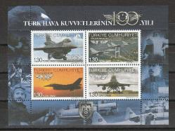 2011 TÜRK HAVA KUVVETLERİNİN 100.YILI BLOK MNH