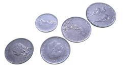 1974-75 YILI 25-50-1-2,5-5 LİRA SETİ