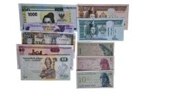 LOT.15 » KARIŞIK YABANCI KAĞIT PARA LOTU ÇİL