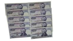 7.EMİSYON BİN LİRA HARF TAKIMI ÇÇT-ÇA