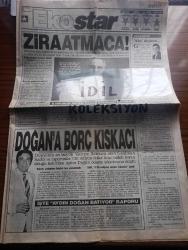 Star Gazetesi - Turkish Newspaper - 23 Ekim 2001 - Aydın Doğan'a borç kıskacı - Ziraat Bankası plajı komik bir olaya imza attı - Nejat Ekrem Basmacı İstanbul Ticaret borsasına tam 16. Kez Başkan seçildi Fotoğrafı - patronlara 500 milyon dolar - patronların duayeni Aydın Bolak resmen iflas etti - Kemal Derviş - Recai Kutan ile Necmettin Erbakan'ın önlerinde kadayıf tabakları Fotoğrafı - derviş'in suçu yazan Kürşat Başar - emekli tümgeneral Osman Özbek Paşa beni yıpratmak istiyorlar - Cumhurbaşkanı Ahmet Necdet Sezer yol gösterdi - Mesut Yılmaz halk bize güvenmiyor - Silivri'de Jandarma Mahmut hoca tarikatına ait Çiftlik evine baskın yaptı fotoğraf - İGDAŞ'ta iki tutuklama - Usame Bin Ladin'in hayali - iyi ki doğdun deprem dede Ahmet Mete Işıkara Fotoğrafı - HADEP ve Türkiyelileşmek yazan Sabahattin Önkibar - Fenerbahçe Bayer Leverkusen şampiyonlar ligi maçı bu akşam saat 21.45'te Star'da Fotoğrafı - Ankara at yarışı bülteni - Beşiktaş Galatasaray derbisinin hakemi Muhittin Boşat