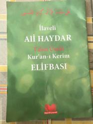 İLAVELİ ALİ HAYDAR TALİM USULÜ KURAN-I KERİM ELİFBASI