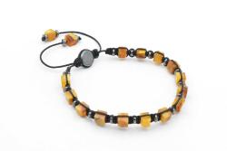 Hakiki Doğal Makrome Model Damla Kehribar Bileklik 004