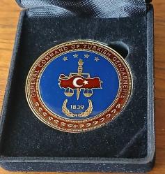 Jandarma Madalyon Kadife Kutusunda ( Tek Taraflı )