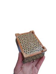 vintage Marküteri işçilkli ahşap kutluar