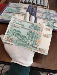 8. Emisyon 20 YTL Çil. Seri F85 2 adet seri takipli