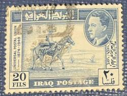 1949.KLASİK..IRAK  TEK PUL   DAMGALI RESİMDEKİ ÜRÜN