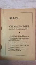 TÜRK DİLİ, AYLIK DİL VE YAZIN DERGİSİ - EYLÜL 1982 SAYI: 369  ŞERAFETTİN TURAN - SEMİH TEZCAN - NECATİ CUMALI - İLHAN BERK - TARIK DURSUN K. - HİLMİ YAVUZ - TALİP APAYDIN - ABDULLAH KIZILIRMAK - ÖMER ASIM AKSOY - TURGAY GÖNENÇ - EMEL SÖZER - YILMAZ YEGİN - MAHMUT ALPTEKİN - AHMET TELLİ - VECİHİ TİMUROĞLU - ALİ RIZA ÖNDER - HALDUN ARMAĞAN - ATİLA SAV - UĞUR MUMCU  DEFTERLER, I. - ÇOĞALTMA - XVIII. TÜRK DİL KURULTAYINI AÇIŞ KONUŞMASI - TARİHSEL BİR BELGE - EY DERTLİ AKŞAM - BİRİNCİ TÜRK DİL KURULTAYINDAN YANKILAR - ÜNLEM - TEMMUZ SANCISI - FALCILIKTAN GÖKBİLİME - DERSİMİZ TÜRKÇE - KENT DIŞINDA BİR BAHÇEDE - SILA - YOL - KURTLAR - ANADİLİ DUYARLIĞINA ÇAĞRI - DİL DEVRİMİ VE AKADEMİ - DİLDE DEVLETÇİLİK!.. - HABERLER - PETÖFİ'NİN METİN KURAMI VE YENİ BİR UYGULAMA - BİR MEKTUP - BİR ŞİİR - MAHKEME - YARGILIK -  TAM TAKIM EKSİKSİZ 62 SAYFA