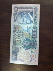 6. Emisyon 500 Lira Çil Altı+