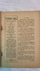 TÜRK DİLİ, AYLIK DİL VE YAZIN DERGİSİ - MAYIS 1982 SAYI: 365  TUĞRUL İNAL - NAHİT ULVİ AKGÜN - İLHAN BERK - METİN ELOĞLU - ALİ PÜSKÜLLÜOĞLU - MEHMET SEYDA - TARIK DURSUN K. - YILDIZ CANPOLAT - ALİ YÜCE - BİLGİN ADALI - ÖMER ASIM AKSOY - FAKİR BAYKURT - HAYATİ BAKİ - YUNUS KORAY - HİKMET DİZDAROĞLU - ALİ F. BİLİR - HALİL KÖKSEL - SEVGİ ÖZEL - HAYDAR ERGÜLEN - OKTAY AKBAL - İLHAN SELÇUK - YALÇIN ULUKAYA - MURAT ÖZTURANLI - SEVDA ŞENER - GÜLŞEN KARAKADIOĞLU - ÂLİM ŞERİF ONARAN - TALİP APAYDIN - RAMİS DARA - İSMAİL CEYHAN - ÖZCAN YALIM  ÇAĞCILLIK KAVRAMI VE ŞİİR - HASAN DAĞI - EL YAZILARINA VURUYOR GÜNEŞ, III - SALÇA - ANI - ROMANCI GÜNLÜĞÜ - ROMANLARIN ERKEKLERİ KADINLARIN ROMANLARI - İSPANYOL YAZININDA 